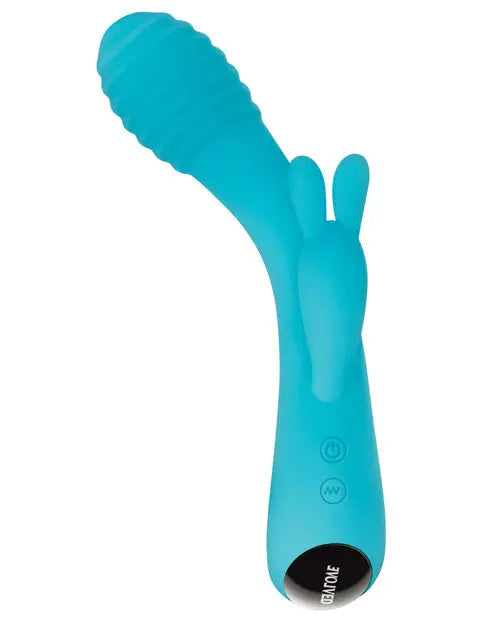 Evolved Rabbit Vibrator | Aqua Bunny G Spot Vibrator | Aqua Clit Vibrator | Best Vibrator for Women Evolved Novelties INC