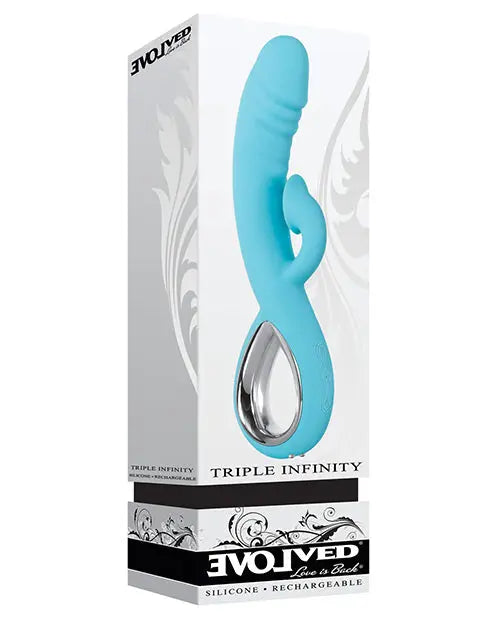 Evolved Triple Infinity - Teal Evolved Novelties INC