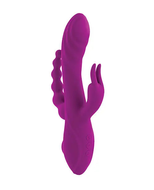 Evolved Rabbit Vibrator | Fourgasm 10-Speed G Spot Vibrator | 3-Motor Purple Clit Vibrator | Best Vibrator for Women Evolved Novelties INC