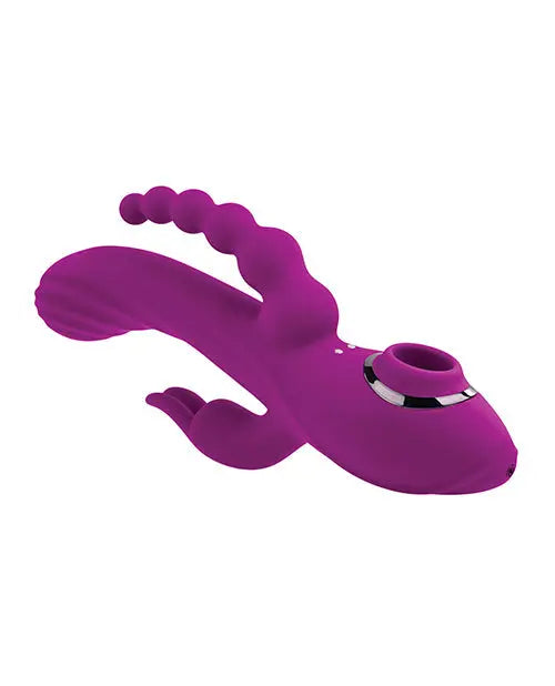 Evolved Rabbit Vibrator | Fourgasm 10-Speed G Spot Vibrator | 3-Motor Purple Clit Vibrator | Best Vibrator for Women Evolved Novelties INC