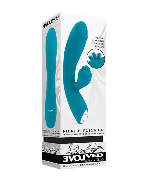 Evolved Fierce Flicker - Teal Evolved Novelties INC