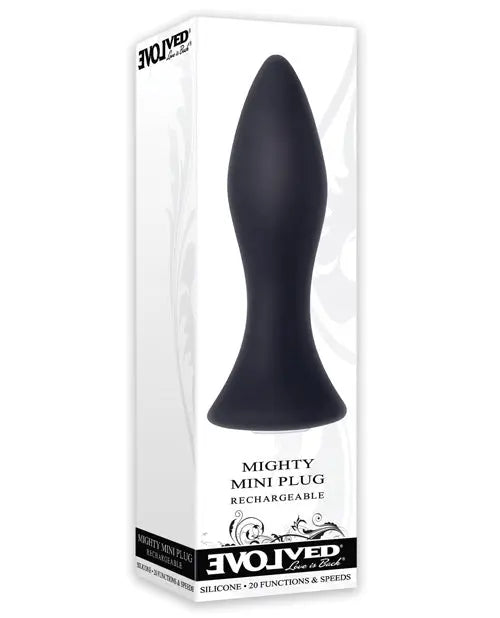 Evolved Mini Butt Plug - Black Evolved Novelties INC