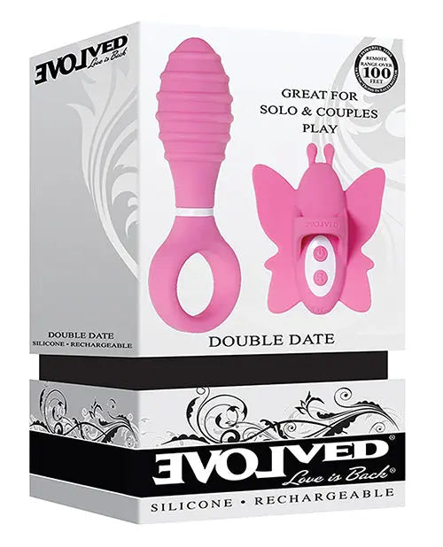 Evolved Finger Vibrator | Double Date Small Vibrator | Pink Vibrator | Best Vibrator for Women Evolved Novelties INC
