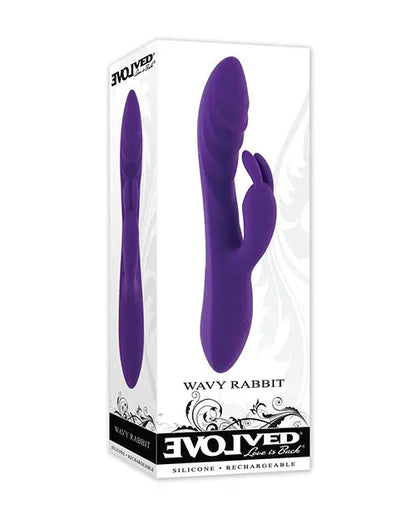 Evolved G Spot Vibrator | Wavy Rabbit Vibrator | Purple Clit Vibrator | Best Vibrator for Women Evolved Novelties INC