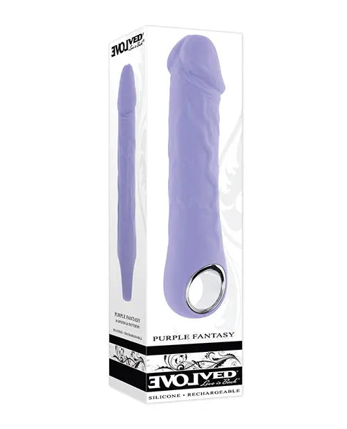 Evolved Purple Fantasy Realistic Vibrator - Purple Evolved Novelties INC
