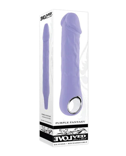 Evolved Purple Fantasy Realistic Vibrator - Purple Evolved Novelties INC