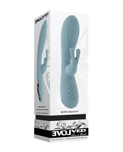 Evolved G Spot Vibrator | Boss Bunny Clit Vibrator | Curved Rabbit Vibrator | Best Vibrator for Women Evolved Novelties INC