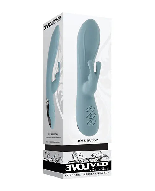 Evolved G Spot Vibrator | Boss Bunny Clit Vibrator | Curved Rabbit Vibrator | Best Vibrator for Women Evolved Novelties INC