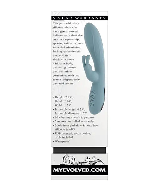 Evolved G Spot Vibrator | Boss Bunny Clit Vibrator | Curved Rabbit Vibrator | Best Vibrator for Women Evolved Novelties INC