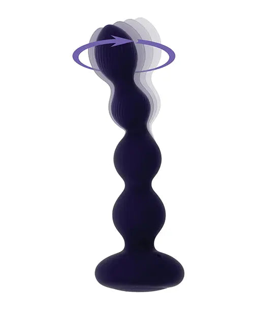 Purple Pleasure Orbit Remote Controlled Anal Vibe - Purple Evolved Novelties INC