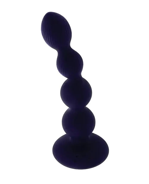Purple Pleasure Orbit Remote Controlled Anal Vibe - Purple Evolved Novelties INC