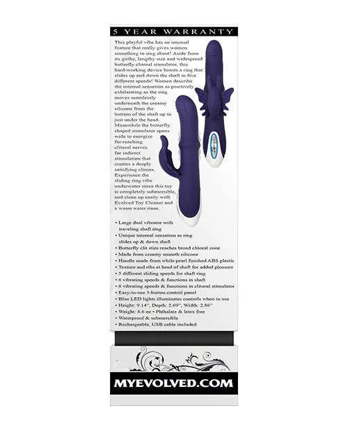 Evolved Put a Ring On it - Purple Evolved Novelties INC