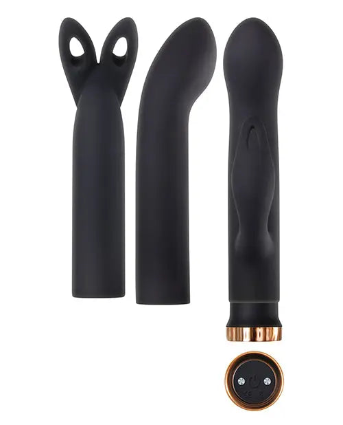 Evolved Four Play Kit | Black-Rose Gold Bullet Vibrator | 7-Speed G Spot Vibrator | Waterproof Clit Vibrator Evolved Novelties INC