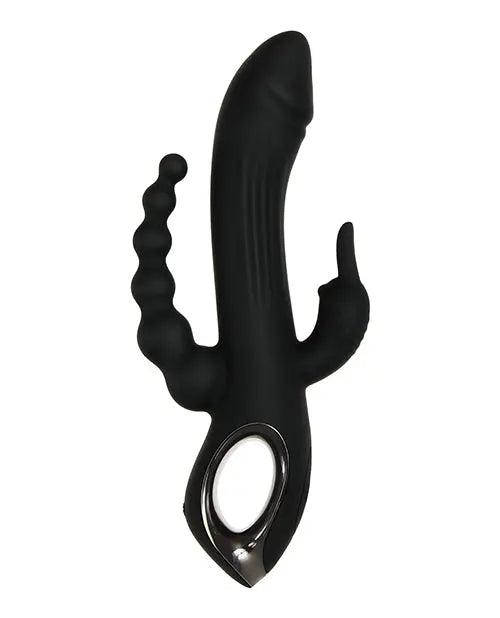 Evolved Trifecta Triple Stim Rechargeable - Black Evolved Novelties INC