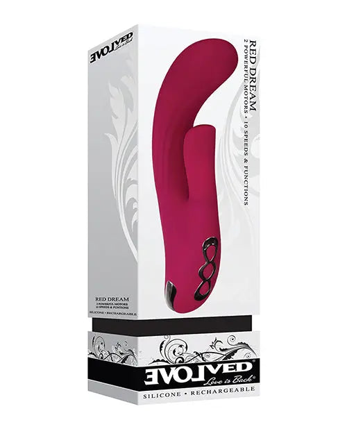 Evolved Red Dream Dual Stim - Burgundy Evolved Novelties INC