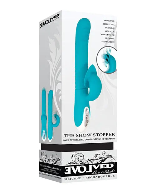 Evolved The Show Stopper - Teal Evolved Novelties INC