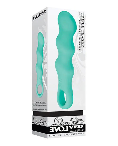 Evolved Triple Teaser - Teal Evolved Novelties INC