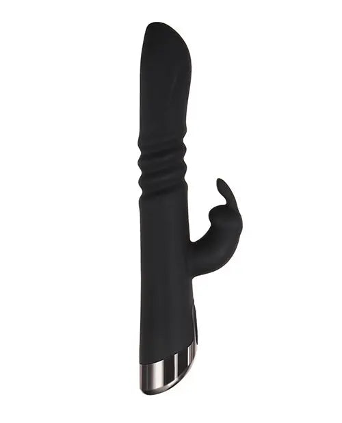 Evolved Rapid Rabbit Vibrator | Black Thrusting Vibrator | Dual Vibe Clit Vibrator | Best Vibrator for Women Evolved Novelties INC