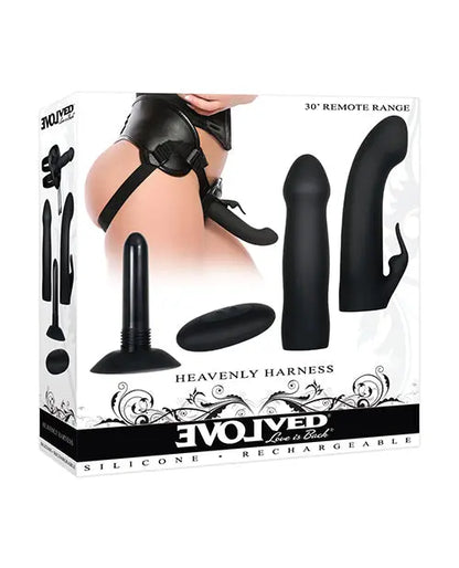 Evolved Heavenly Harness - Black Evolved Novelties INC
