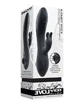 Evolved Rabbit Vibrator | Hole Triple Stimulation G Spot Vibrator | Black Clit Vibrator | Best Vibrator for Women Evolved Novelties INC