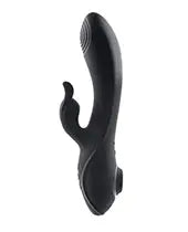 Evolved Rabbit Vibrator | Hole Triple Stimulation G Spot Vibrator | Black Clit Vibrator | Best Vibrator for Women Evolved Novelties INC