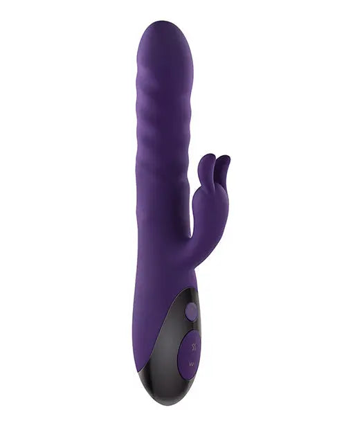 Evolved Rascally Rabbit Vibrator | Purple G Spot Vibrator | Thrusting Vibrator | Clit Vibrator Evolved Novelties INC