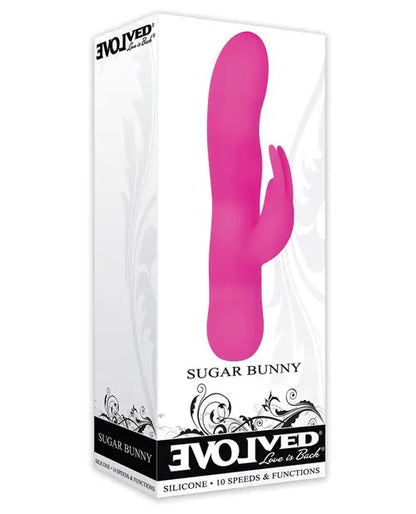 Evolved Rabbit Vibrator | Sugar Bunny G Spot Vibrator | Pink Clit Vibrator | Best Vibrator for Women Evolved Novelties INC