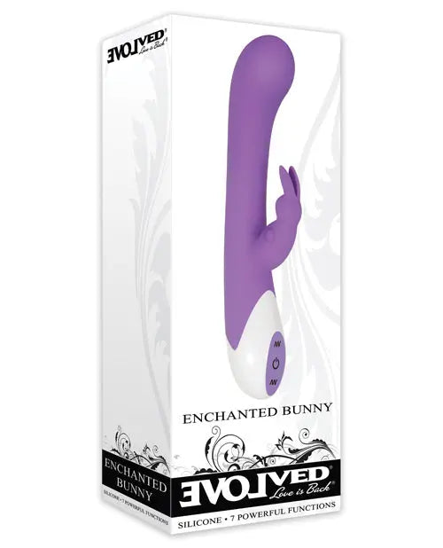 Evolved Rabbit Vibrator | Enchanted Bunny G Spot Vibrator | Purple Clit Vibrator | Best Vibrator for Women Evolved Novelties INC