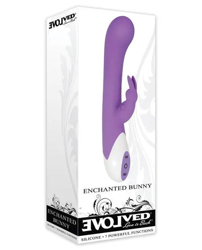 Evolved Rabbit Vibrator | Enchanted Bunny G Spot Vibrator | Purple Clit Vibrator | Best Vibrator for Women Evolved Novelties INC