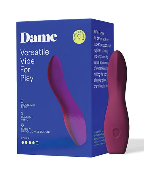 Dame Dip 2.0 Versatile Vibe - Plum Mating Components LLCDba Dame P