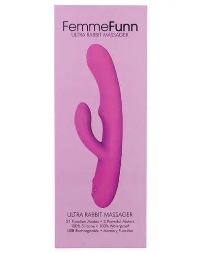 Femme Funn G Spot Vibrator | Ultra Rabbit Vibrator | 21X Pink Clit Vibrator | Best Vibrator for Women Vvole