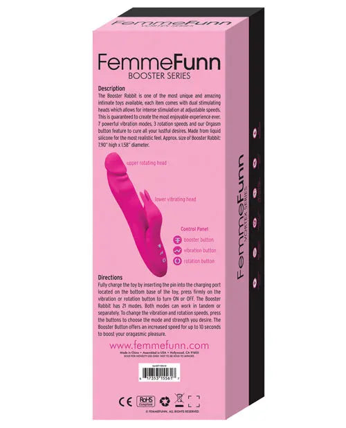 Femme Funn G Spot Vibrator | Booster Rabbit Vibrator | Pink Clit Vibrator | Best Vibrator for Women Vvole