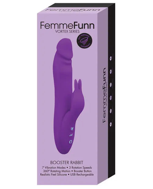 Femme Funn G Spot Vibrator | Booster Rabbit Vibrator | 10X Purple Clit Vibrator | Best Vibrator for Women Vvole