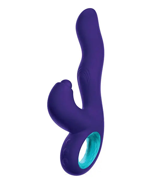 Femme Funn G Spot Vibrator | Klio Triple Action Rabbit Vibrator | Dark Purple Clit Vibrator | Best Vibrator for Women Vvole