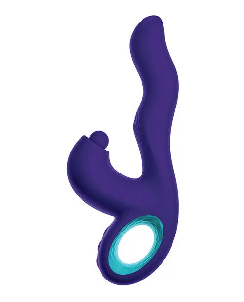 Femme Funn G Spot Vibrator | Klio Triple Action Rabbit Vibrator | Dark Purple Clit Vibrator | Best Vibrator for Women Vvole