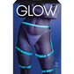 Glow Buckle Up Glow in the Dark Leg Harness Light Blue O/S Fantasy Lingerie