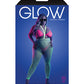 Glow Come Alive Suspender Stockings, Bralette & G-String Multi Color QN Fantasy Lingerie