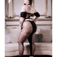 Sheer Fantasy Missing You Opaque & Net Off Should Top w/Leggings Black QN Fantasy Lingerie