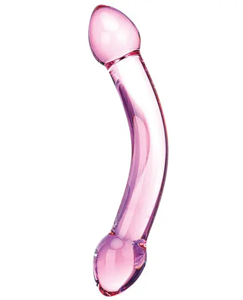 Glas Double Dildo | Trouble Glass Dildo | Purple Realistic Dildo | Clear Big Dildo | Large Dildo Electric Eel INC