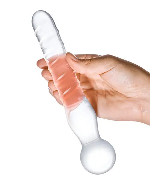 Glas Joystick Realistic Dildo | G-Spot Dildo | Safe Anal Dildo | Clear Glass Dildo Electric Eel INC
