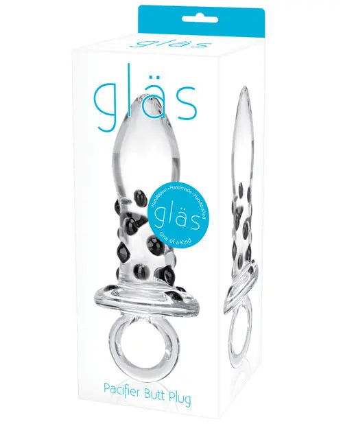 Glas Pacifier Glass Butt Plug Electric Eel INC