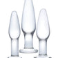 Glas 3 pc Glass Anal Training Kit Electric Eel INC