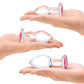 Glas 3 pc Heart Jewel Glass Anal Training Kit Electric Eel INC