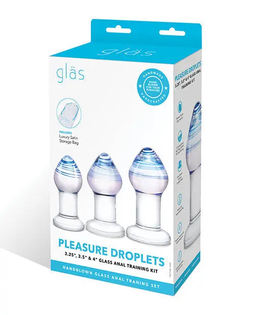 Glas Pleasure Droplets Anal Training Kit Electric Eel INC