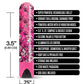 Buzzed 3.5" Rechargeable Bullet - Blazing Beauty Pink Global Novelties LLC