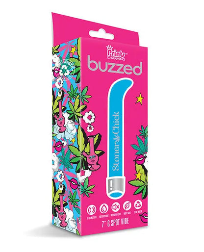 Buzzed 7" G-Spot Vibe  - Stoner Chick Blue Global Novelties LLC