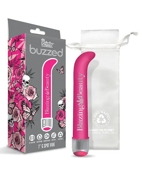 Buzzed 7" G-Spot Vibe  - Blazing Beauty Pink Global Novelties LLC