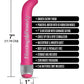 Buzzed 7" G-Spot Vibe  - Blazing Beauty Pink Global Novelties LLC