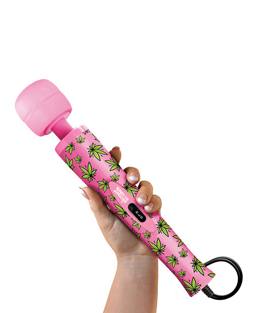 Stoner Vibes Wacky Weed Wand Massager - Pink Kush Global Novelties LLC