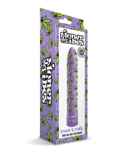 Stoner Vibes Pack A Fatty Multi Speed Vibrator - Purple Haze Global Novelties LLC